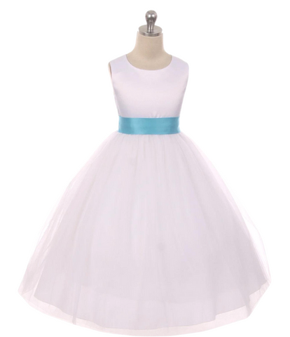 Vintage Rose Tulle Baby Dress