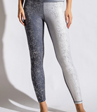 Plus Galaxy Foil Print Full Length Leggings