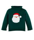 Green Rollneck Santa Sweater