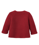 Red Knit Baby Cardigan