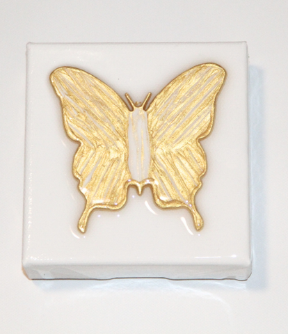 Hand Painted Butterfly Canvas