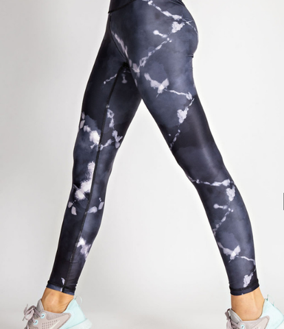 Plus Tie Dye Full Length Leggings