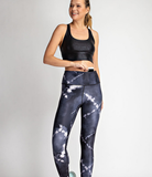 Plus Tie Dye Full Length Leggings