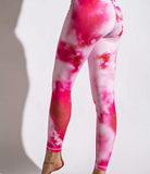 Plus Tie Dye Full Length Leggings - Multiple Colors