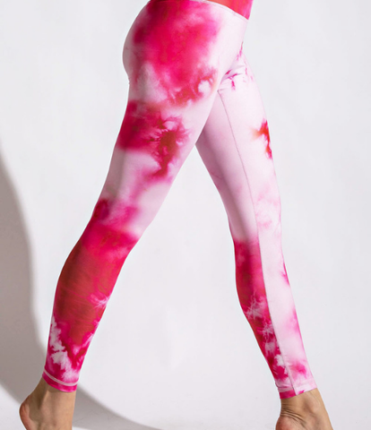 Plus Tie Dye Full Length Leggings - Multiple Colors