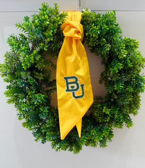 Baylor University Wreath Sash