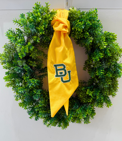Baylor University Wreath Sash