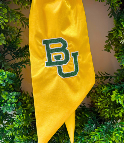 Baylor University Wreath Sash