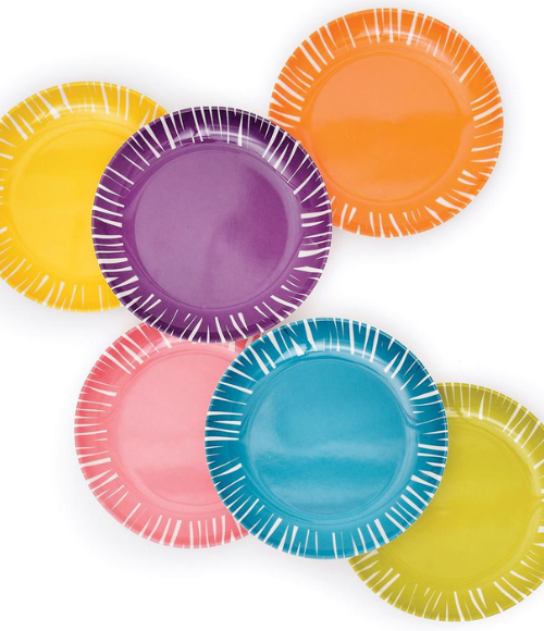 Fringe Appetizer Plate Set