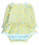 Aqua Coastal LS Rash Guard Swimsuit