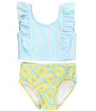 Aqua Coastal Waterfall Tankini