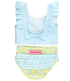 Aqua Coastal Waterfall Tankini