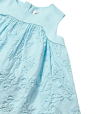 Aqua Embroidered Dress