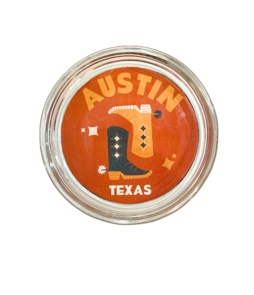 College Town Glass Coaster/Trivet