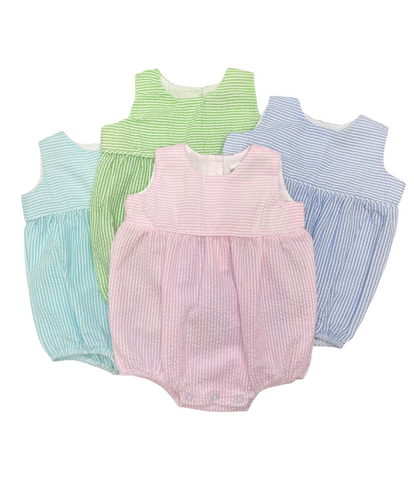 Girl's Aqua Seersucker Bubbles, 3M