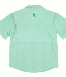 BQ Men's Green Check Guayabera Shirt