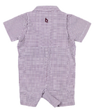 BQ Maroon Guayabera Romper