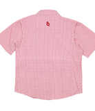 BQ Boys Red Check Guayabera Shirt