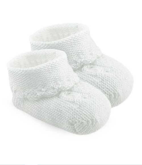 Baby Cable Knit Booties