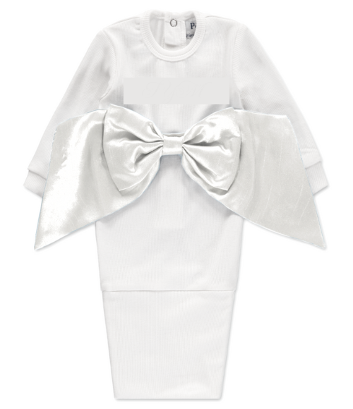 Baby Swaddle Bag with Satin Bow