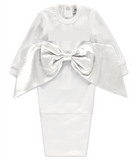 Baby Swaddle Bag with Satin Bow