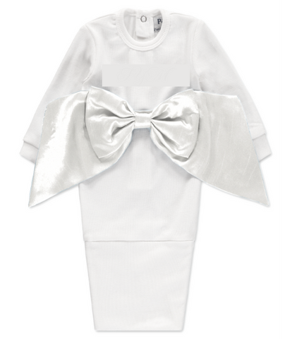 Baby Swaddle Bag with Satin Bow