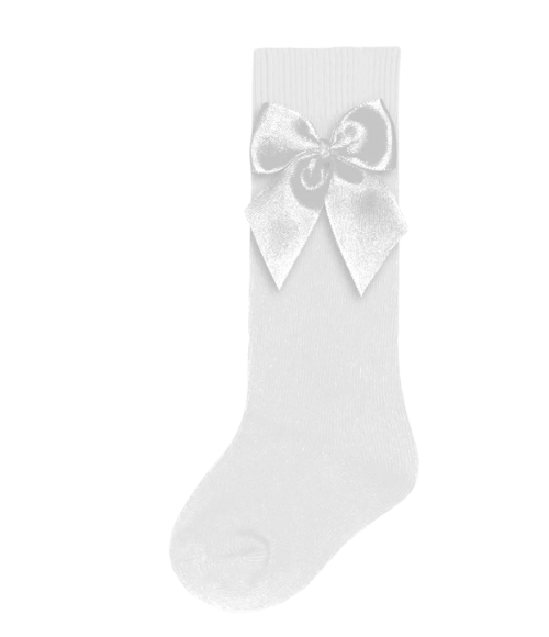 Baby Bow Knee High Socks-Multiple Colors