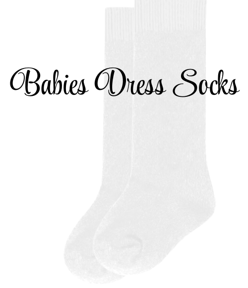 Baby Flat Knit Knee High Socks