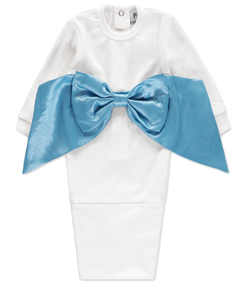 Baby Swaddle Bag with Satin Bow