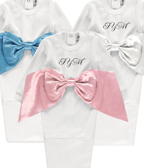 Baby Swaddle Bag with Satin Bow