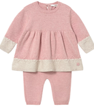 Baby Rose Knit Leggings Set