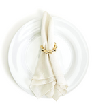 Golden Bamboo Napkin Rings