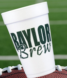 Baylor Brew Styrofoam Cups
