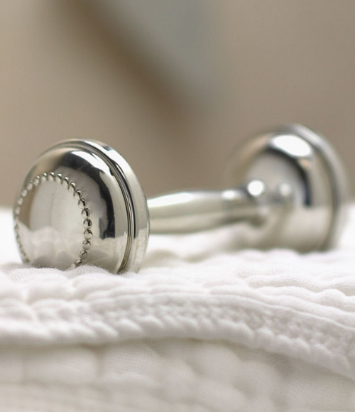 Beaded Dumbbell Rattle