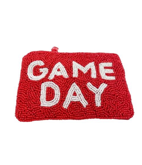 Beaded Game Day Coin Bag