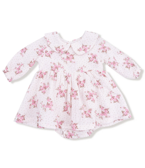 Belle Rosette LS Bubble Dress