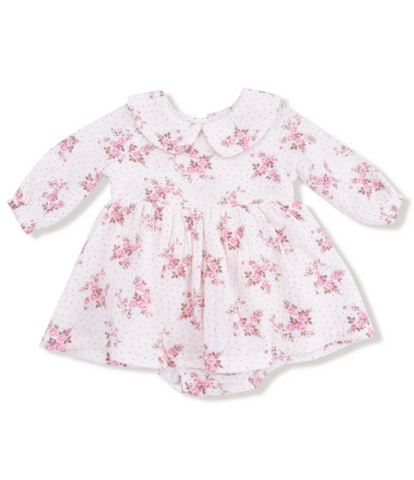 Belle Rosette LS Bubble Dress