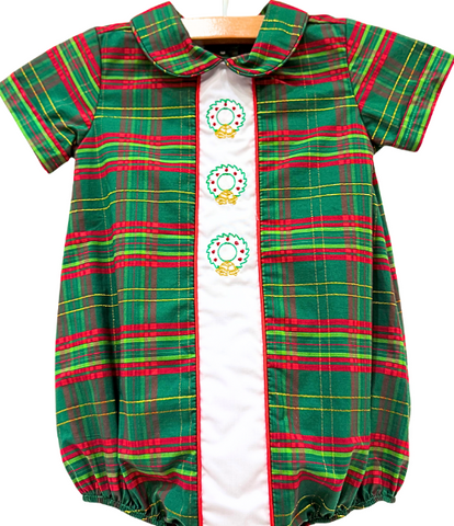 Berry Wreath Holiday Romper