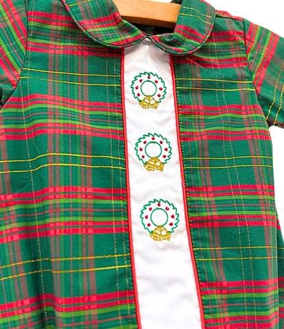 Berry Wreath Holiday Romper