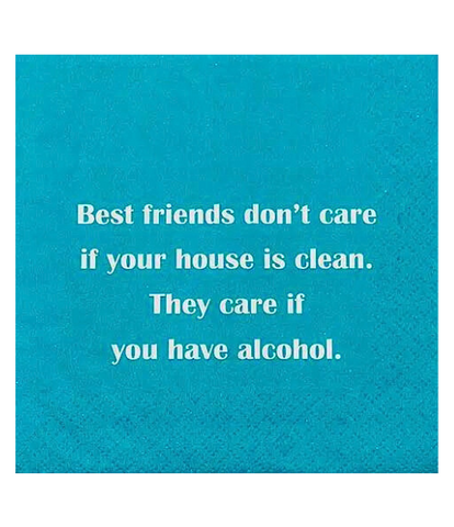 Best Friends/House Clean Cocktail Napkins