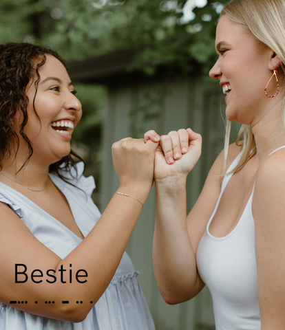 Bestie Morse Code Bracelet