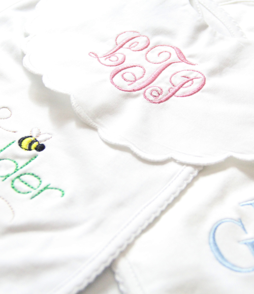 White Cotton Bib