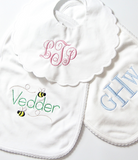 White Cotton Bib
