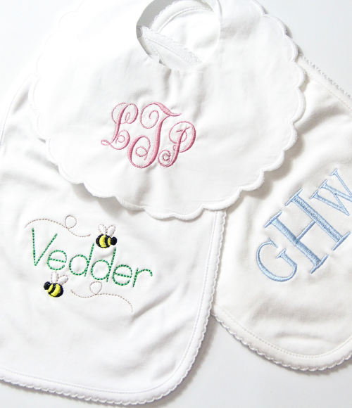 White Cotton Bib