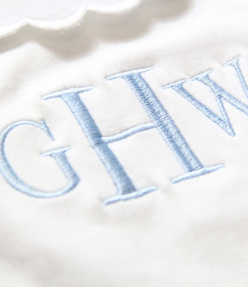 White Cotton Bib