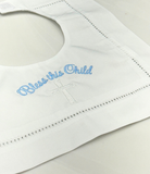 Embriodered Christening-Baptismal Bibs
