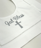 Embriodered Christening-Baptismal Bibs