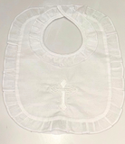Embriodered Christening-Baptismal Bibs