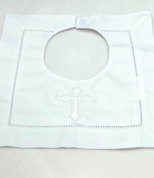 Embriodered Christening-Baptismal Bibs