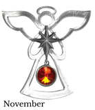 Salisbury Birthstone Angel Ornaments